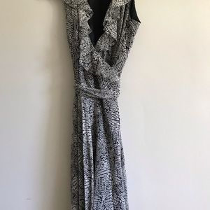 A wraparound dress